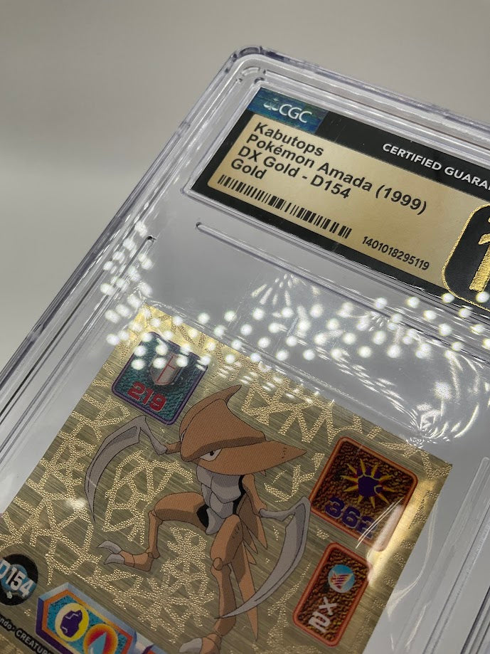 Kabutops Pokemon Amada DX Gold #D154 CGC 10 Pristine