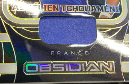 Aurelien Tchouameni 2023-24 Panini Obsidian Swatch 09/10 #AM-AT