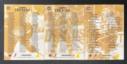 1996-97 Pinnacle Hockey Hand Collated Set (1-250)
