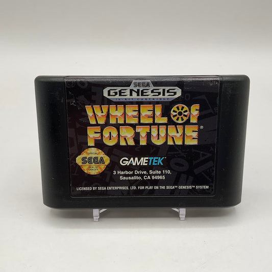 Wheel of Fortune Sega Genesis Used