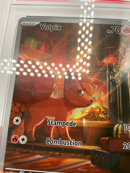 Vulpix Pokemon Mega Evolution Illustration Rare #138 PSA 9