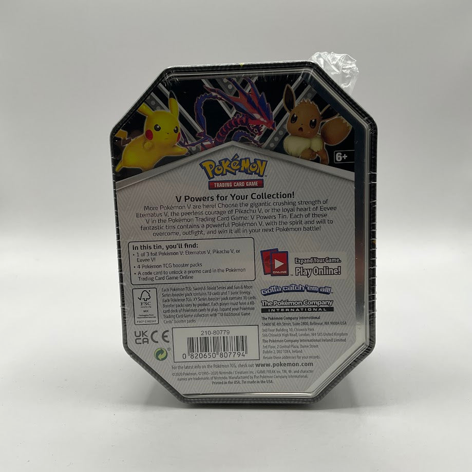 Pokemon: V Powers Tin [Eternatus V] [International Edition]