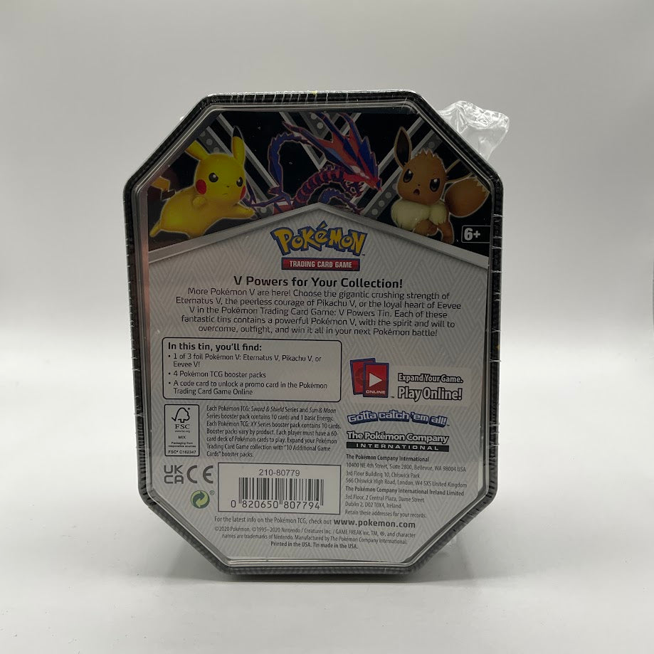 Pokemon: V Powers Tin [Pikachu V] [International Edition]