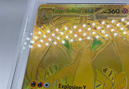 Mega Charizard Y ex Pokemon Ascended Heroes Mega Hyper Rare #294 PSA 9