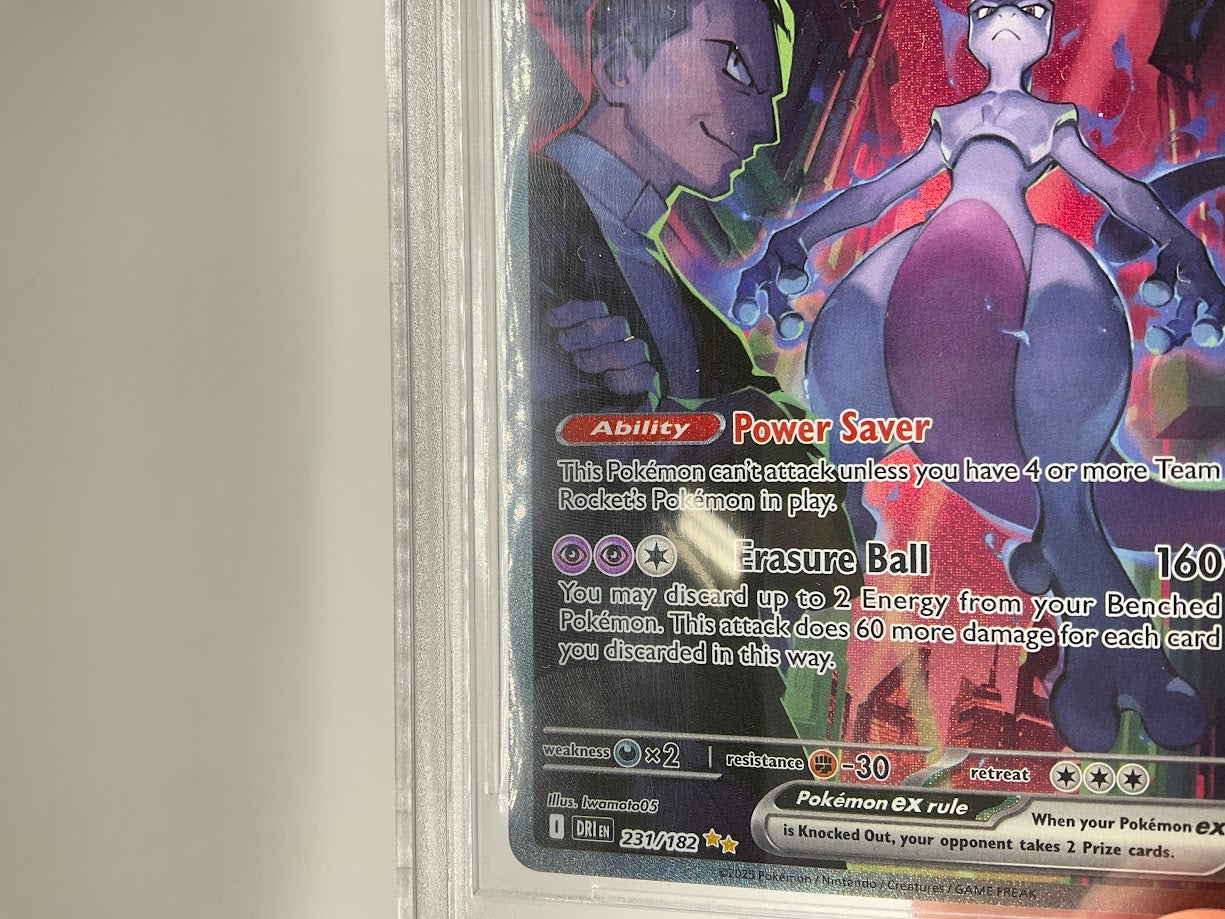 shadow mewtwo ex pokemon card Team Rockets Destined Rivals Special Illustration Rare BGS 9.5 Color:PM-082 Phyrexian Preserved in a tamper Rare Pokémon Charizard Individual