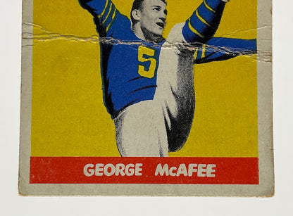 George McAfee 1948 Leaf #19 Chicago Bears PR #1