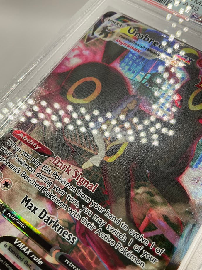 Umbreon VMAX Pokemon Brilliant Stars Full Art #TG23 PSA 9