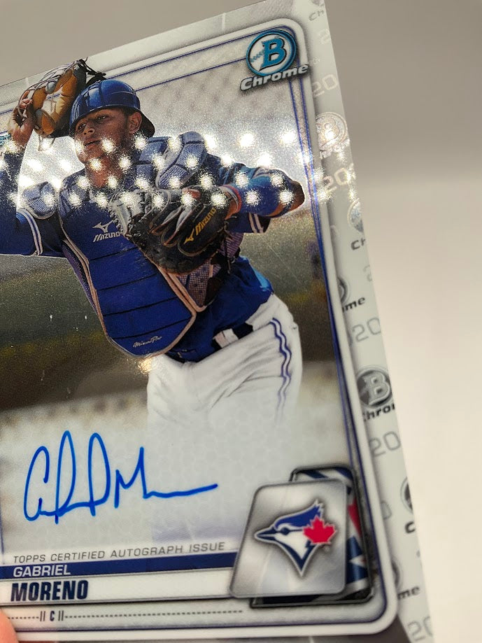 Gabriel Moreno 2020 Bowman Chrome Prospect Auto #CPA-GM