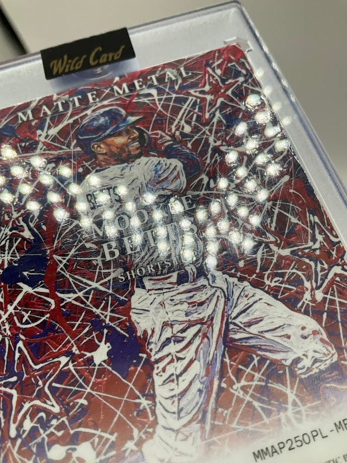 Mookie Betts 2026 Wild Card Matte Metal Artist True 1 of 1 Proof Auto