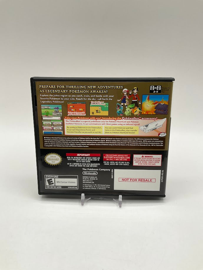Pokemon HeartGold Version NO POKEWALKER Nintendo DS Used
