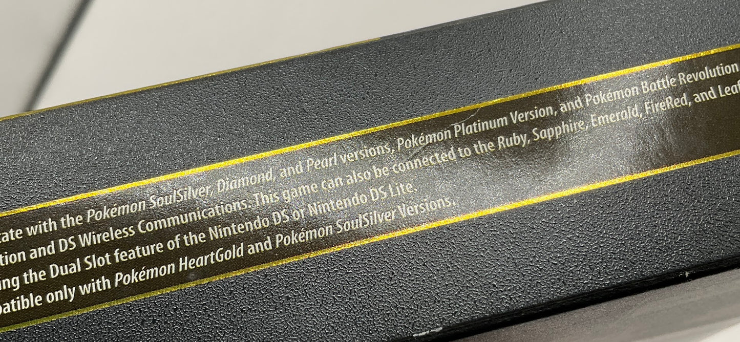 Pokemon HeartGold Version NO POKEWALKER Nintendo DS Used