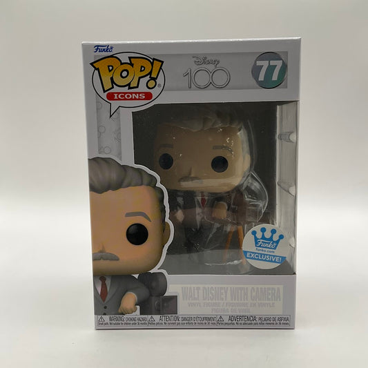 Walt Disney with Camera Funko Pop! Disney 100 #77 Funko Exclusive