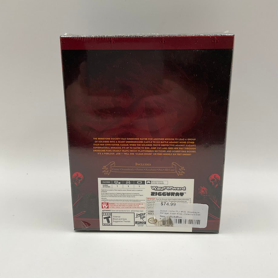 Bloodrayne Betrayal: Fresh Bites [Collector's Edition] Switch *See Description*