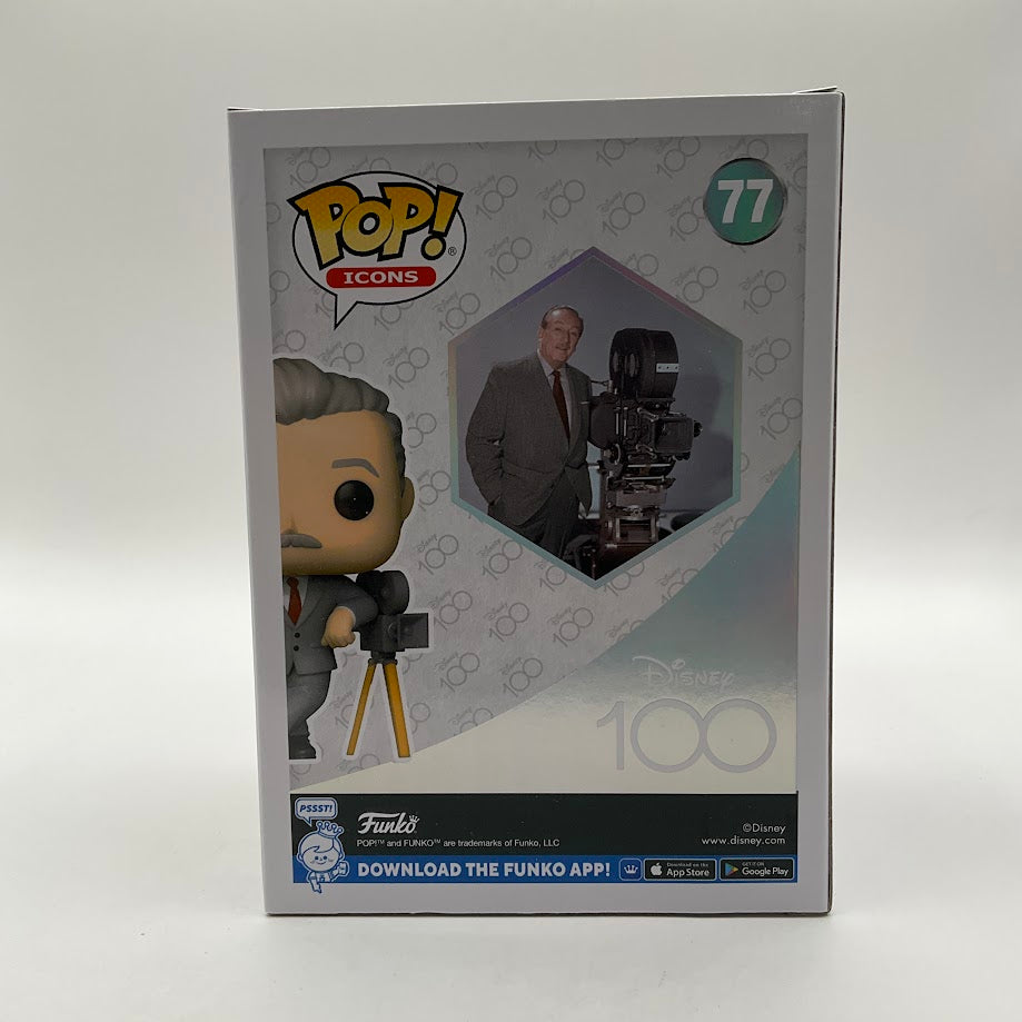Walt Disney with Camera Funko Pop! Disney 100 #77 Funko Exclusive