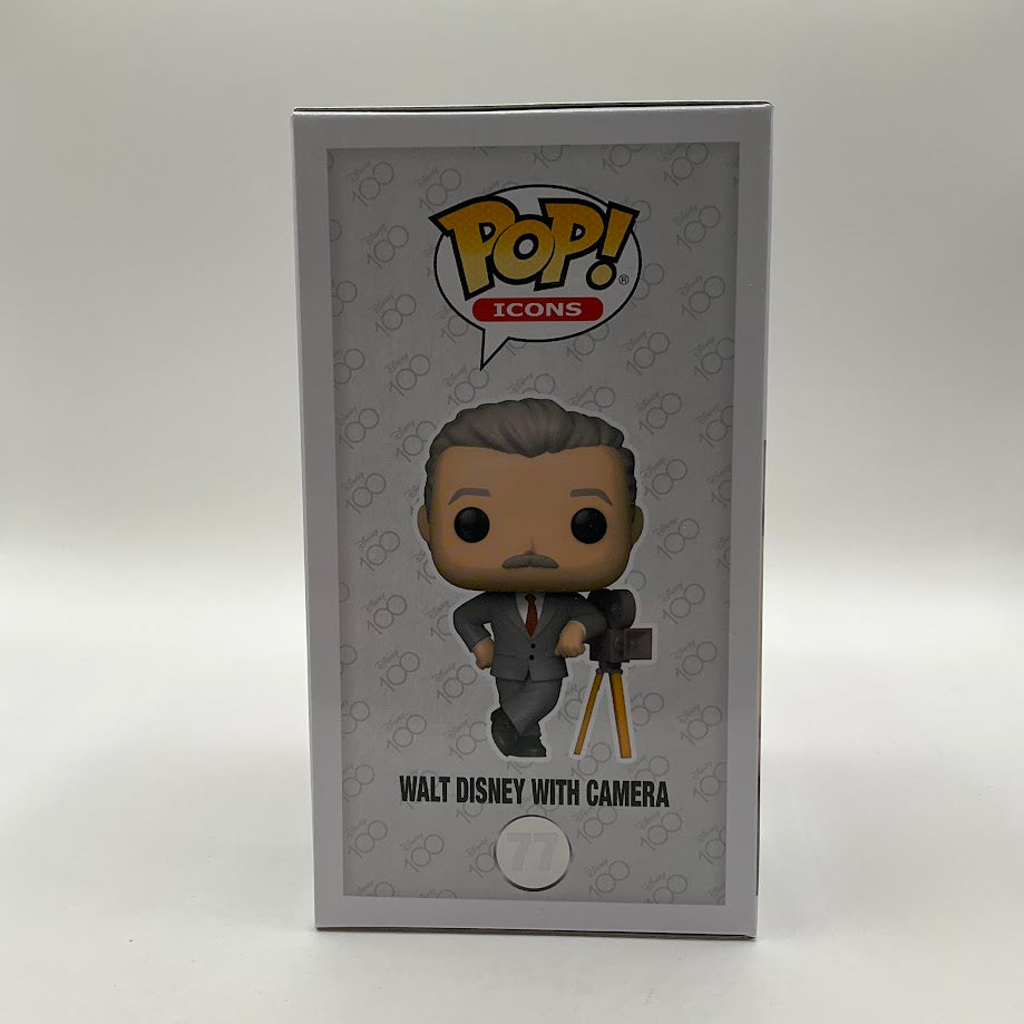 Walt Disney with Camera Funko Pop! Disney 100 #77 Funko Exclusive