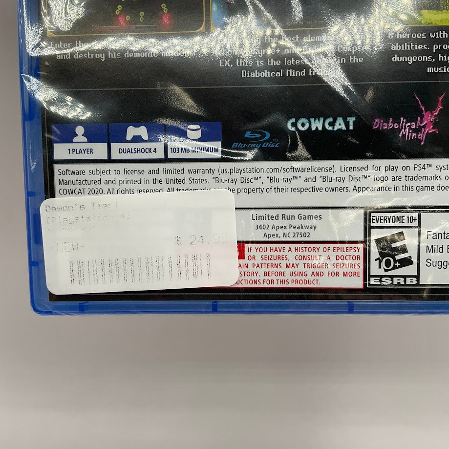 Demon's Tier+ Playstation 4 Sealed