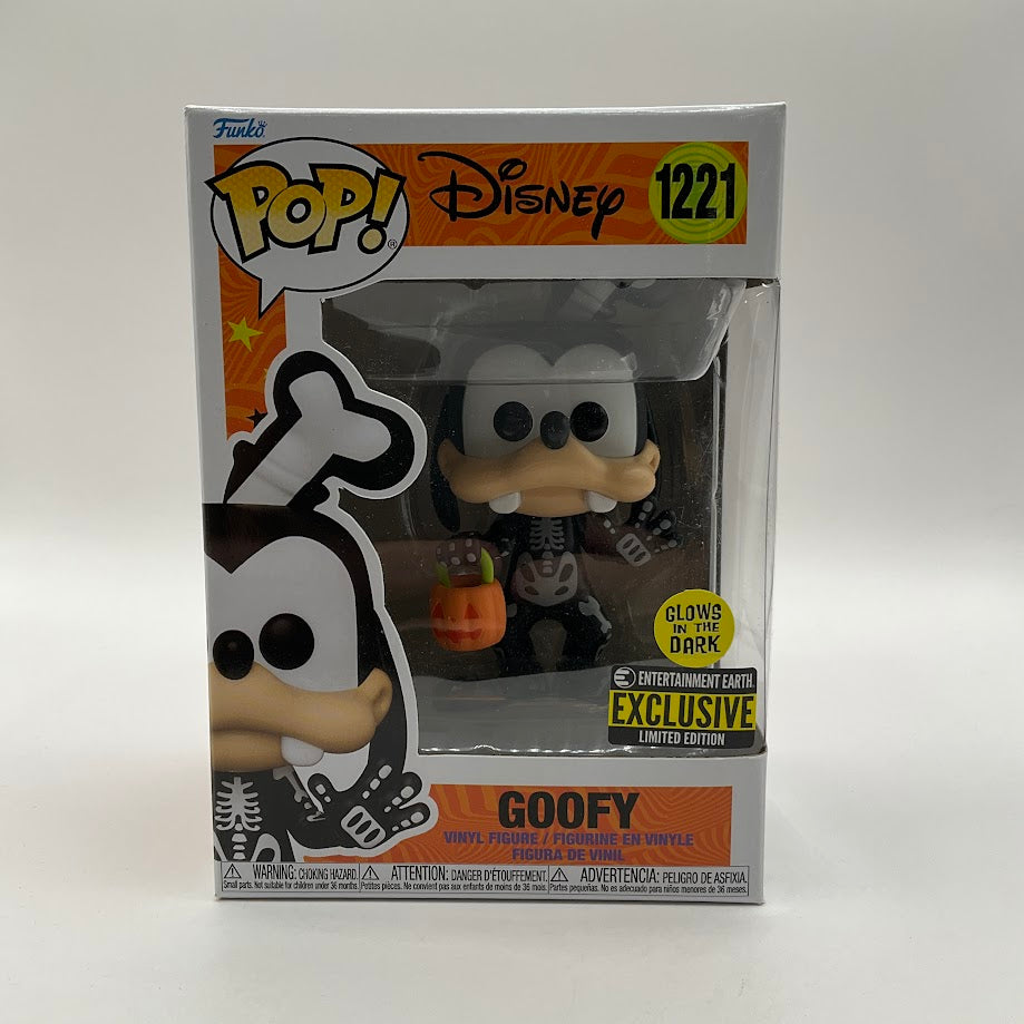 Goofy Funko Pop! Disney #1221 GITD Entertainment Earth Exclusive