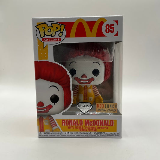 Ronald McDonald Funko Pop! Ad Icons #85 Diamond Collection Box Lunch