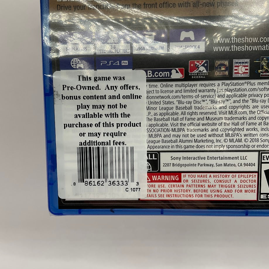 MLB The Show 18 Playstation 4 Sealed