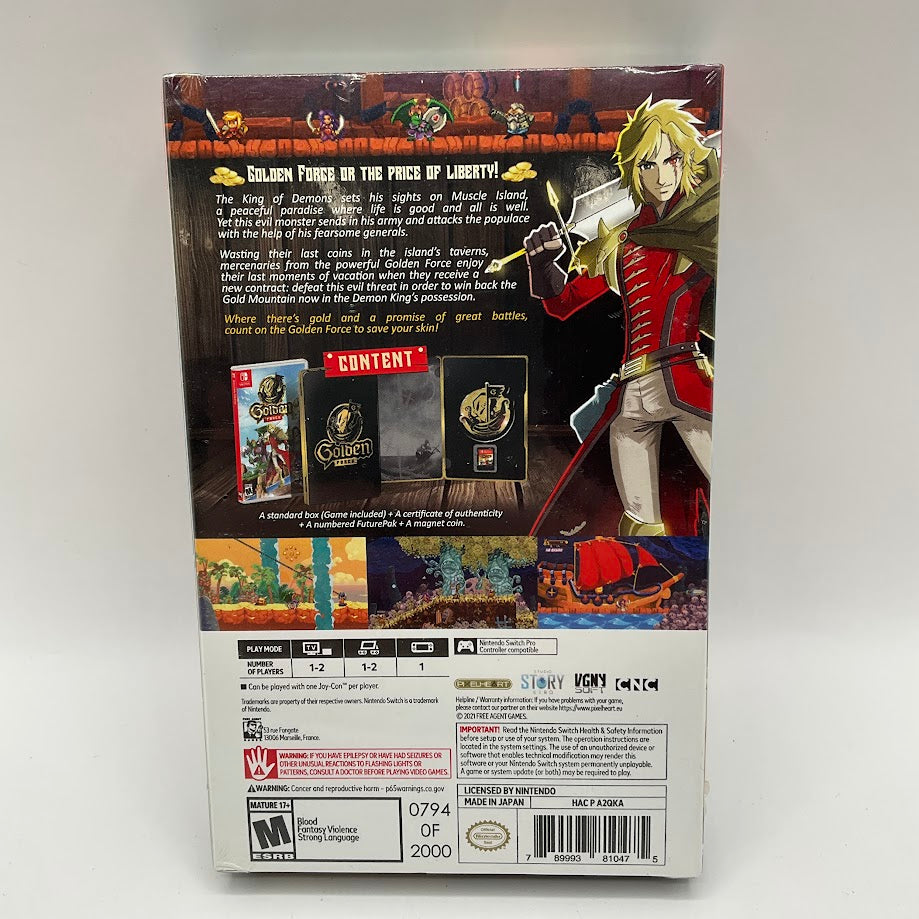 Golden Force [Limited Edition] Nintendo Switch *See Description*