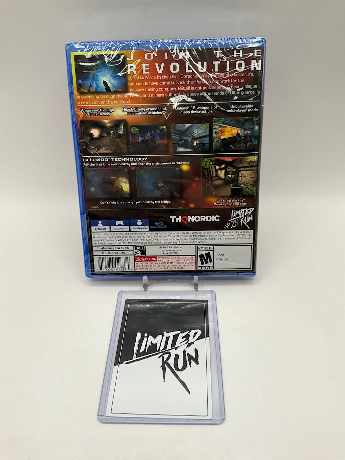 Red Faction Playstation 4 Sealed