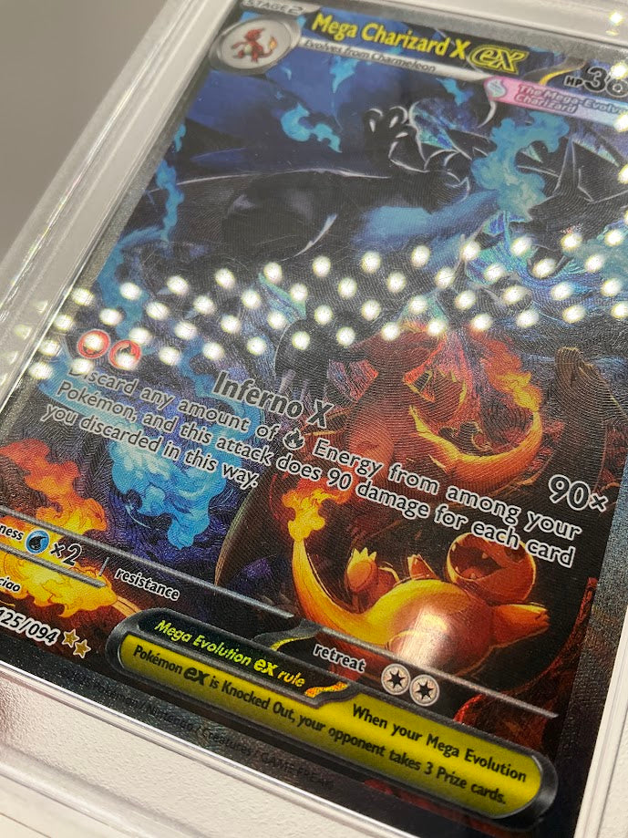 Mega Charizard X ex Pokemon Phantasmal Flames Special Illustration Rare PSA 9 #4