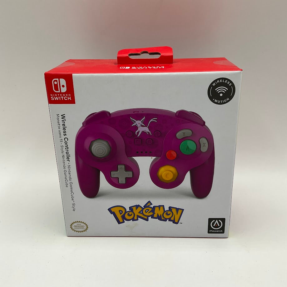 GameCube Style Wireless Controller [Espeon] Nintendo Switch *See Description*