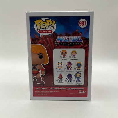 He-Man Funko Pop! Masters of the Universe #991 Flocked Funko Insider