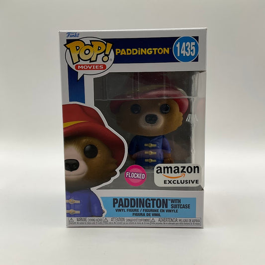 Paddington with Suitcase Funko Pop! Movies #1435 Flocked Amazon