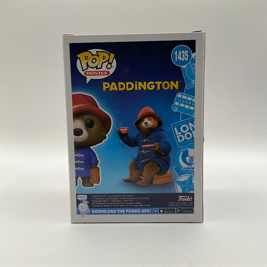 Paddington with Suitcase Funko Pop! Movies #1435 Flocked Amazon