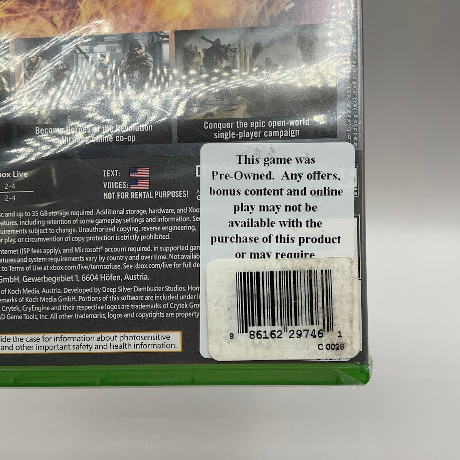 Homefront The Revolution Xbox One Sealed