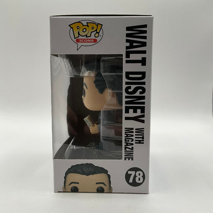 Walt Disney with Magazine Funko Pop! Disney 100 #78