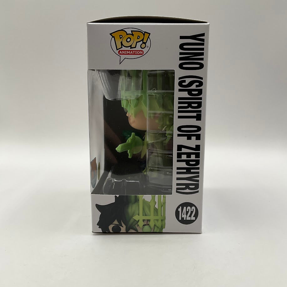Yuno (Spirit of Zephyr) Funko Pop! Black Clover #1422 GITD PX Previews
