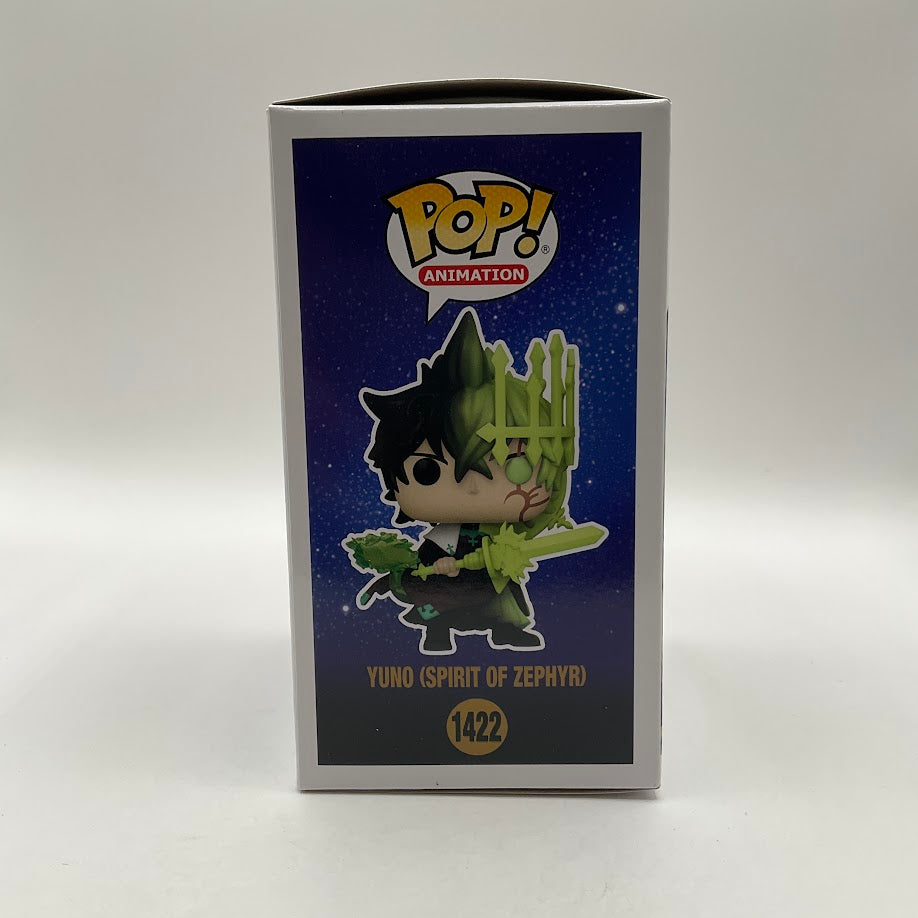 Yuno (Spirit of Zephyr) Funko Pop! Black Clover #1422 GITD PX Previews