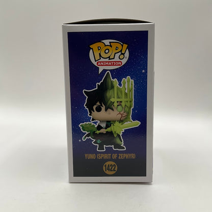 Yuno (Spirit of Zephyr) Funko Pop! Black Clover #1422 GITD PX Previews