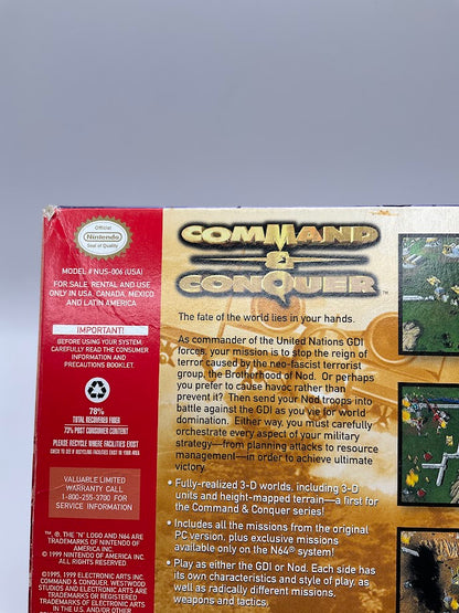 Command and Conquer Nintendo 64 CIB