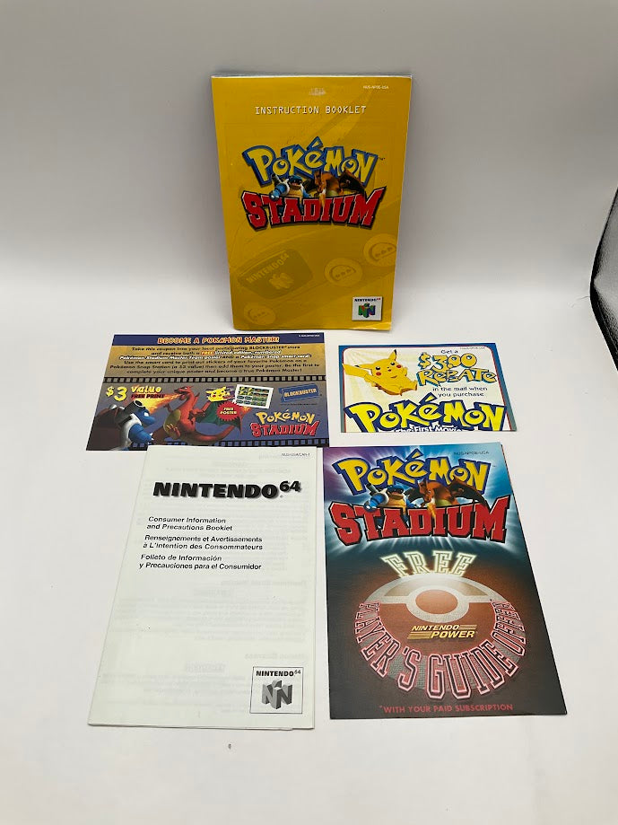 Pokemon Stadium Nintendo 64 CIB