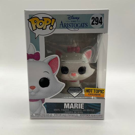 Marie Funko Pop! The Aristocats #294 Diamond Collection Hot Topic