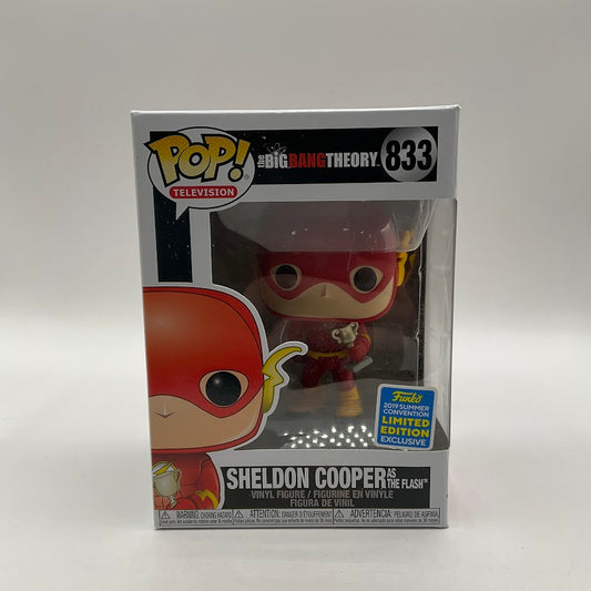 Sheldon Cooper as The Flash Funko Pop! Big Bang Theory #833 2019 Summer