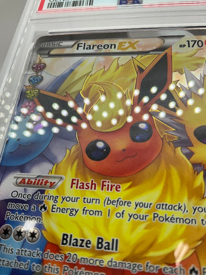 Flareon ex Pokemon Generations Radiant Collection Full Art #RC28 PSA 8