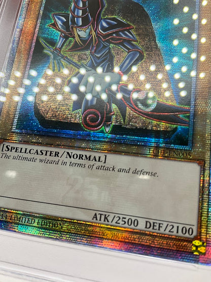 Dark Magician Yu-Gi-Oh! LC01 Quarter Century Secret Rare #EN005 PSA 10