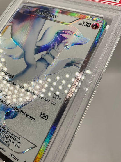 Reshiram Pokemon Black & White Full Art #113 PSA 8