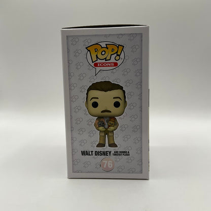 Walt Disney & Dumbo & Timothy Plush Funko Pop! Disney 100 #76