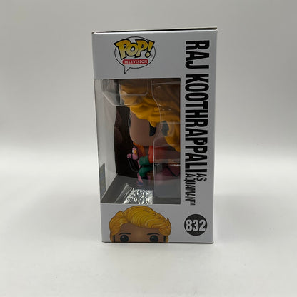 Raj Koothrappali as Aquaman Funko Pop! The Big Bang Theory #832 2019 Summer