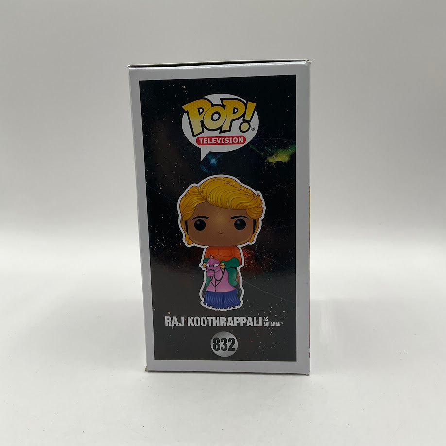 Raj Koothrappali as Aquaman Funko Pop! The Big Bang Theory #832 2019 Summer