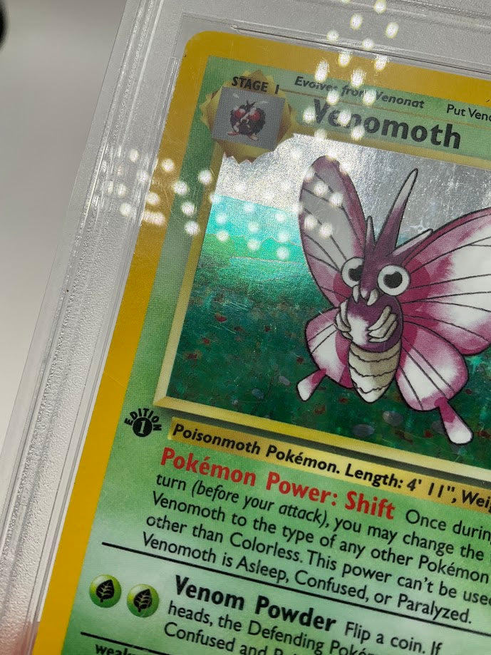 Venomoth Pokemon Jungle Holo 1st Edition #13 PSA 6
