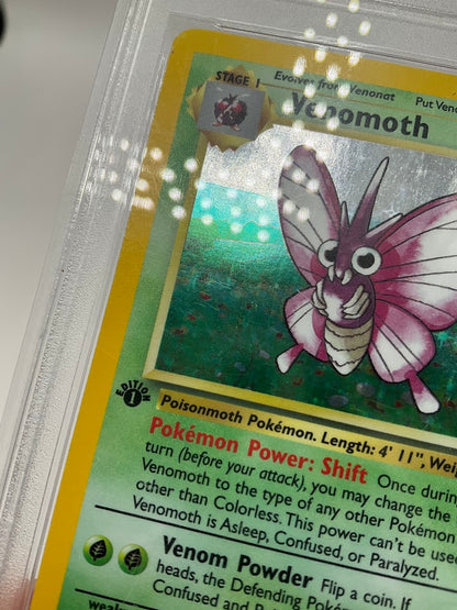 Venomoth Pokemon Jungle Holo 1st Edition #13 PSA 6
