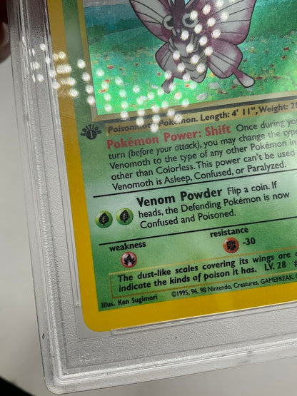 Venomoth Pokemon Jungle Holo 1st Edition #13 PSA 6