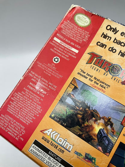 Turok 2 Seeds of Evil Nintendo 64 CIB