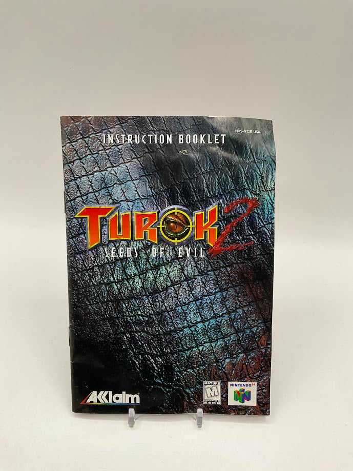 Turok 2 Seeds of Evil Nintendo 64 CIB